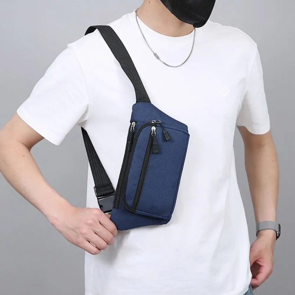 

Повседневная регулируемая поясная сумка, водонепроницаемая износостойкая сумка на молнии, кошелек, сумка для телефона