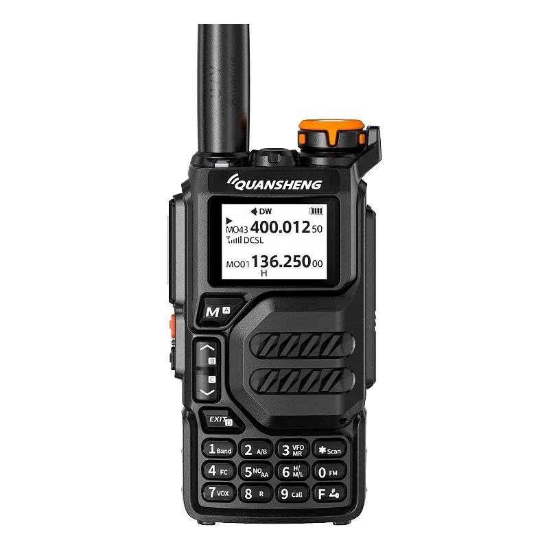 QUANSHENG UV K5 Portable Radio 5W UHF VHF Wireless Frequency Scan NOAA Scrambler DTMF UV-K58 UV-K6 Two Way Radio