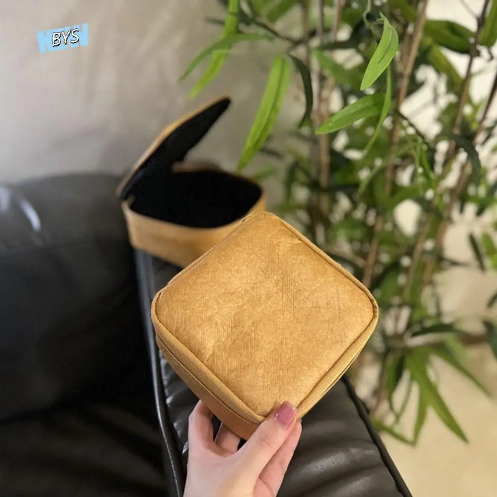 

Mini Waterproof Jewelry Box Multi-function Stain-resistant Ring Box Portable Creative Necklace Organizer Outdoors