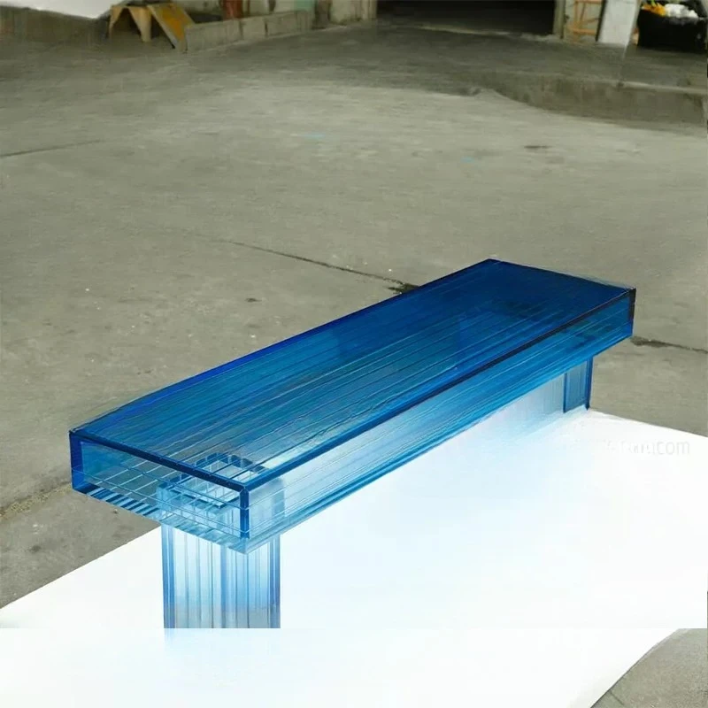 

acrylic bench light luxury household sofa bed stool shoe changing bench living room creative dining stool