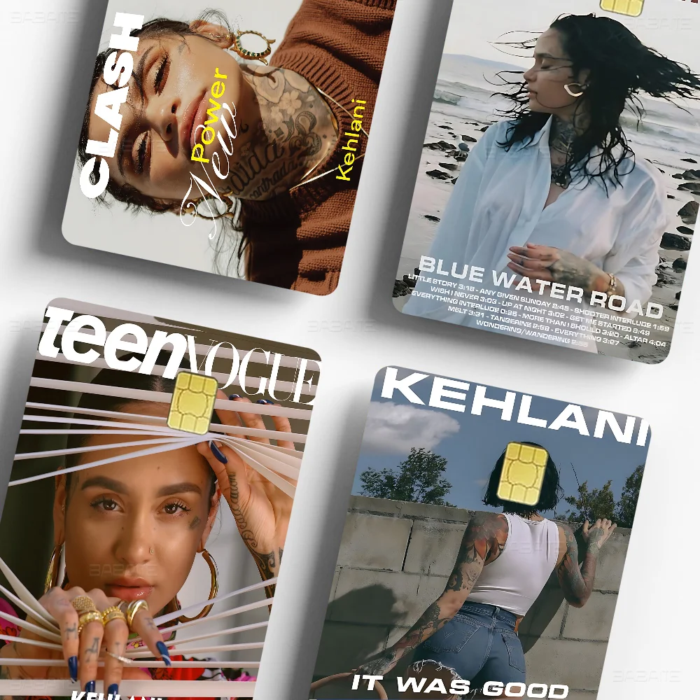 K-Kehlani Singer Anime Cartoon Sticker Film Skin For Credit Card Debit Bank Bus Card