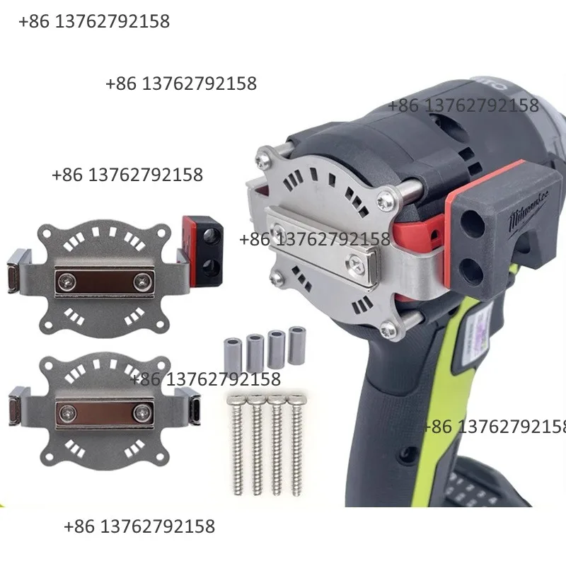 20V Series Drill Quick Hanging Bracket Magnetic Impact Driver Modification Kit Self-locking Hook Cordless Power Tool Belt Waist