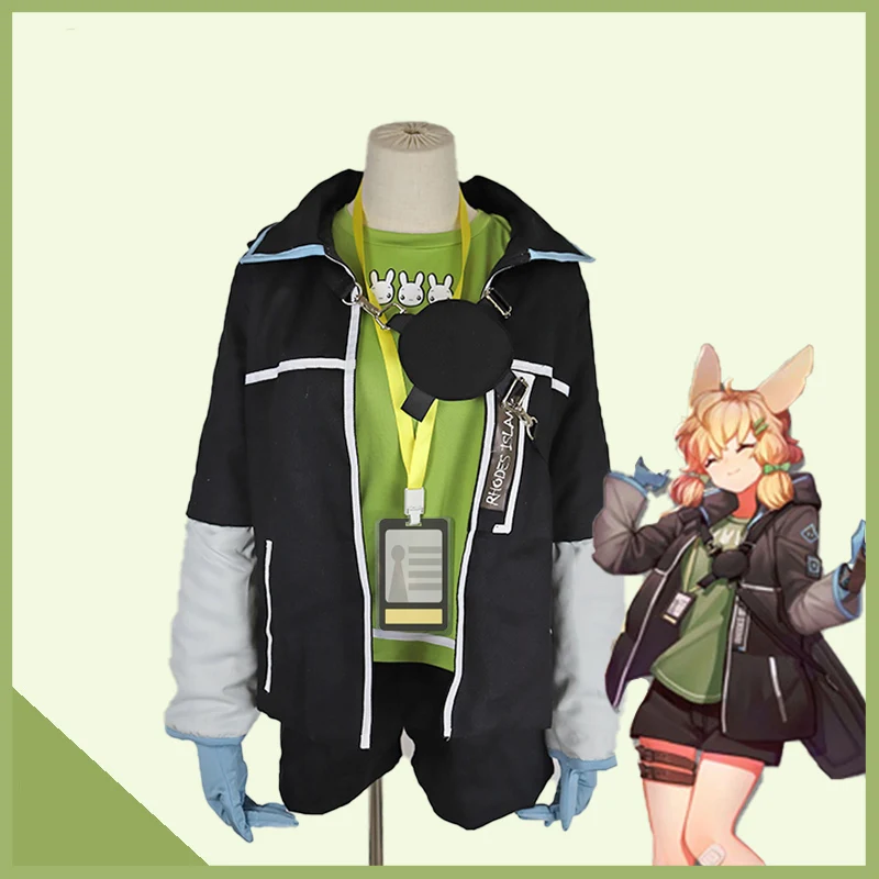 

COS-KiKi Game Arknights Kroos Battle Suit Cosplay Costume Lovely Uniform Halloween Carnival Party Role Play Outfit Women