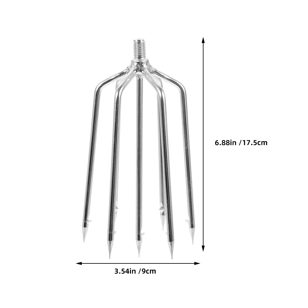 Lances de plongée barbelées en acier inoxydable, outil de pêche, fourche, hameçons, gaffes rétractables, dernier cri