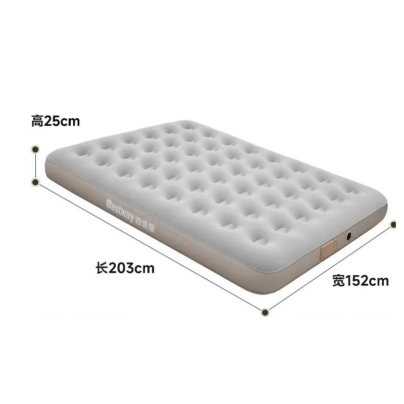 Tempat Tidur Tiup Berkemah Luar Ruangan Tempat Tidur Tiup Lipat Turis Dewasa Ringan Tempat Tidur Tiup Portabel Furnitur Fauteuil Gonflable