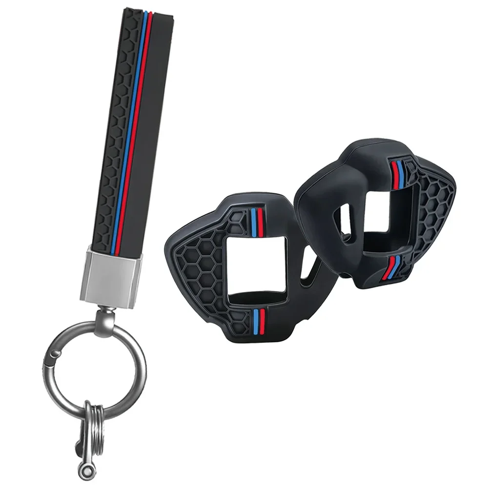 Track Perforated Honey Key Case With Keychain For Suzuki GSX-S1000GT DL1050 GSX1300R Comfort Grip Bike Key Storage Holder
