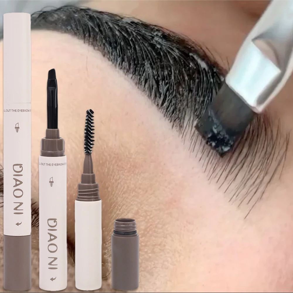 Langdurige Wenkbrauwgel En Wenkbrauwpotlood Waterdichte Grijze Koffie Bruine Mascara Tint Met Borstel Natuurlijk Ogende Ogen Cosmetica