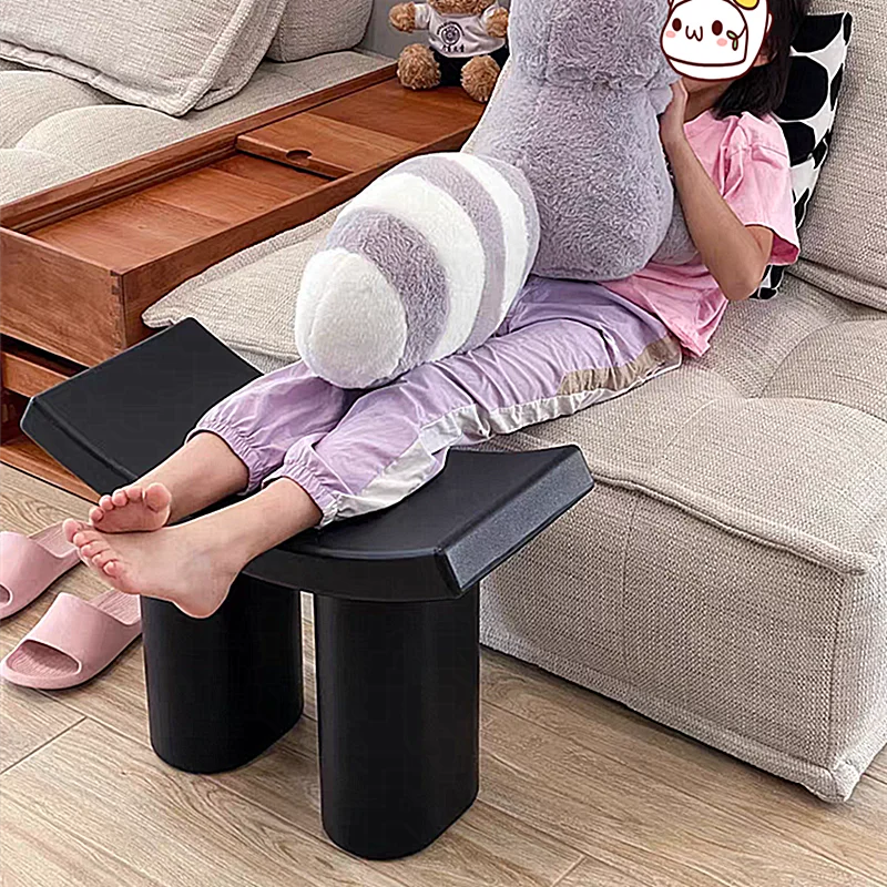 Little Elephant Legs Shape Shoe Changing Stool Household Indoor and Outdoor Plastic Bedroom Low Makeup Bench Dressing Stools ins