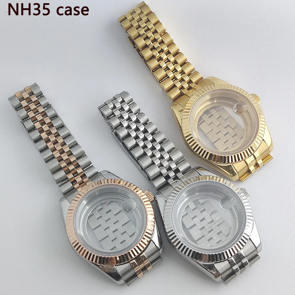 40mm NH35 case suitable for NH35/NH36 movement sapphire glass 40mm case/20mm strap watch accessories