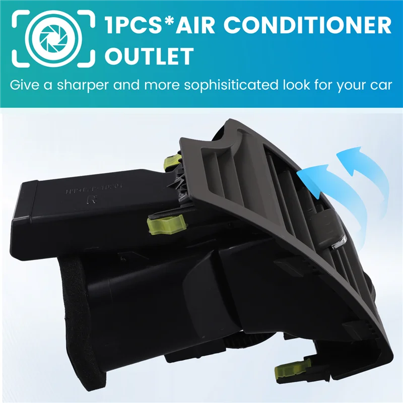 ABXN-مخرج مكيف الهواء الأمامي داش مخرج تنفيس التيار المتردد لتويوتا كامري منفذ تنفيس التيار المتردد وحدة التحكم المركزية فتحة التهوية اليمنى 55660-06130 #2