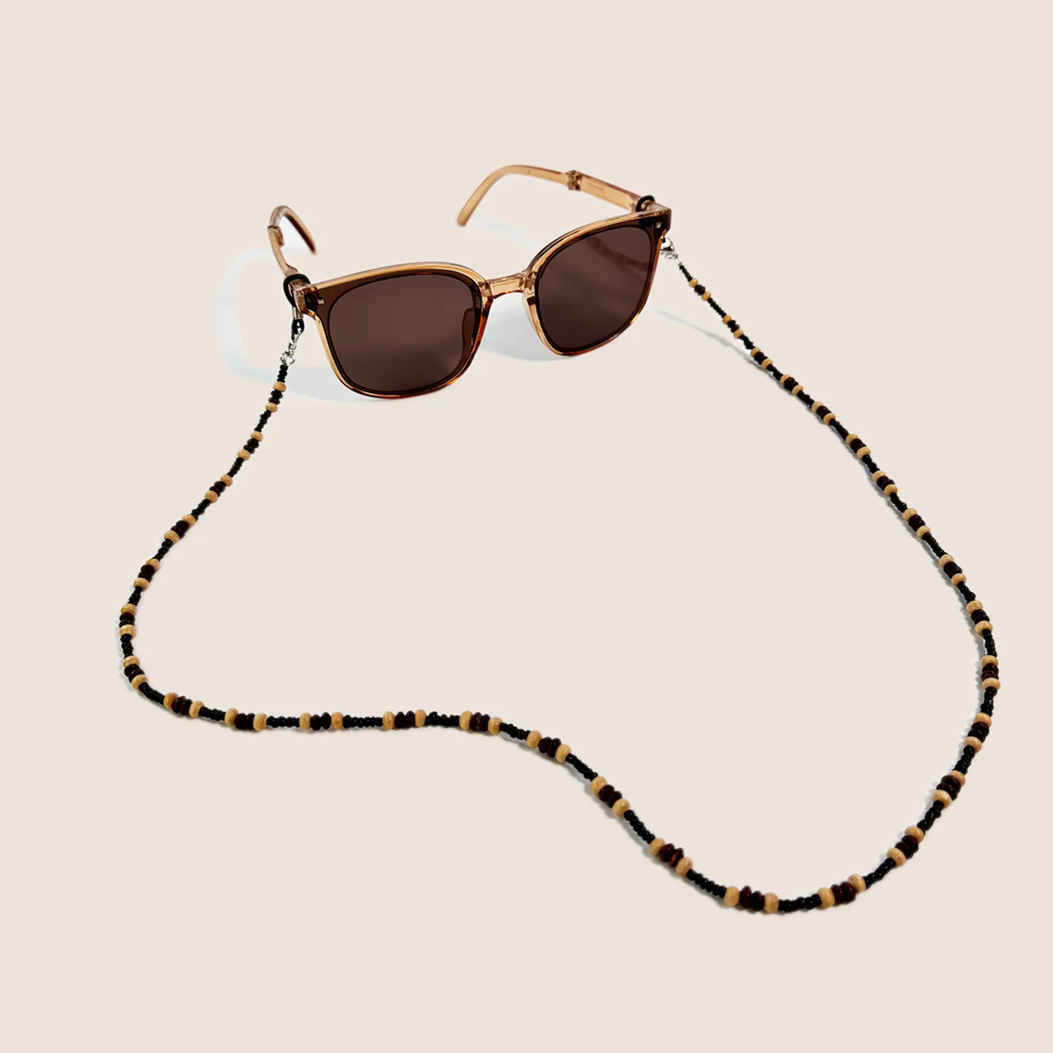 Wooden Beaded Eyeglass Chain Chinese Retro Anti-Lost Sunglas