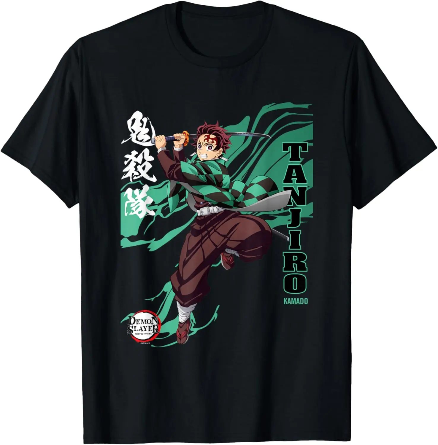 Demon Slayer: Infinity Castle Tanjiro Kamado Sword Art T-Shirt S-6XL