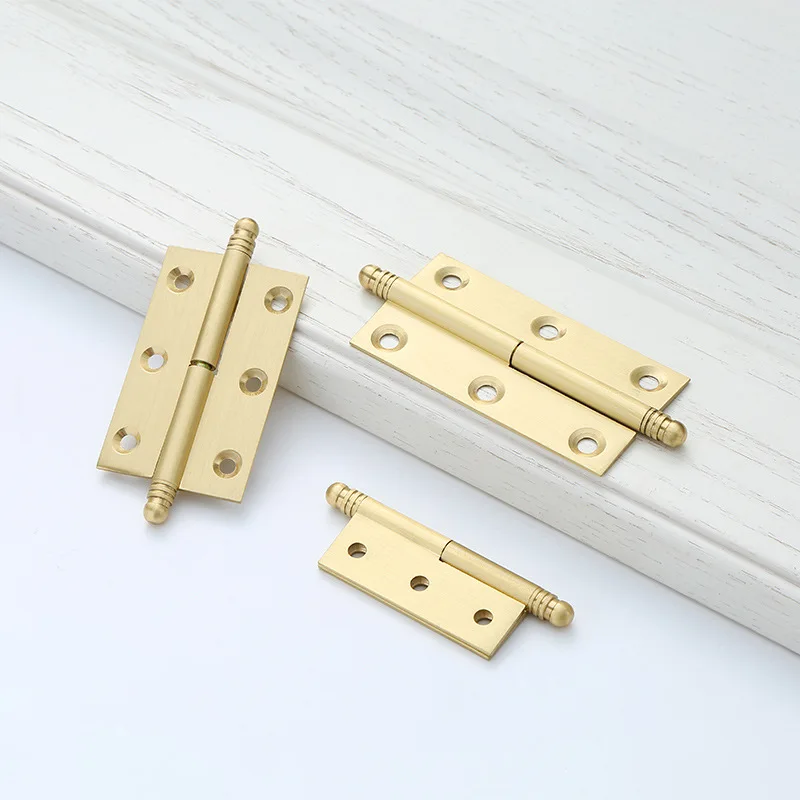 2-inch 2.5-inch 3-inch Brass Detachable Hinges Kitchen Cabinet Door Hinges Bathroom Door Facing Quick Release Hinges