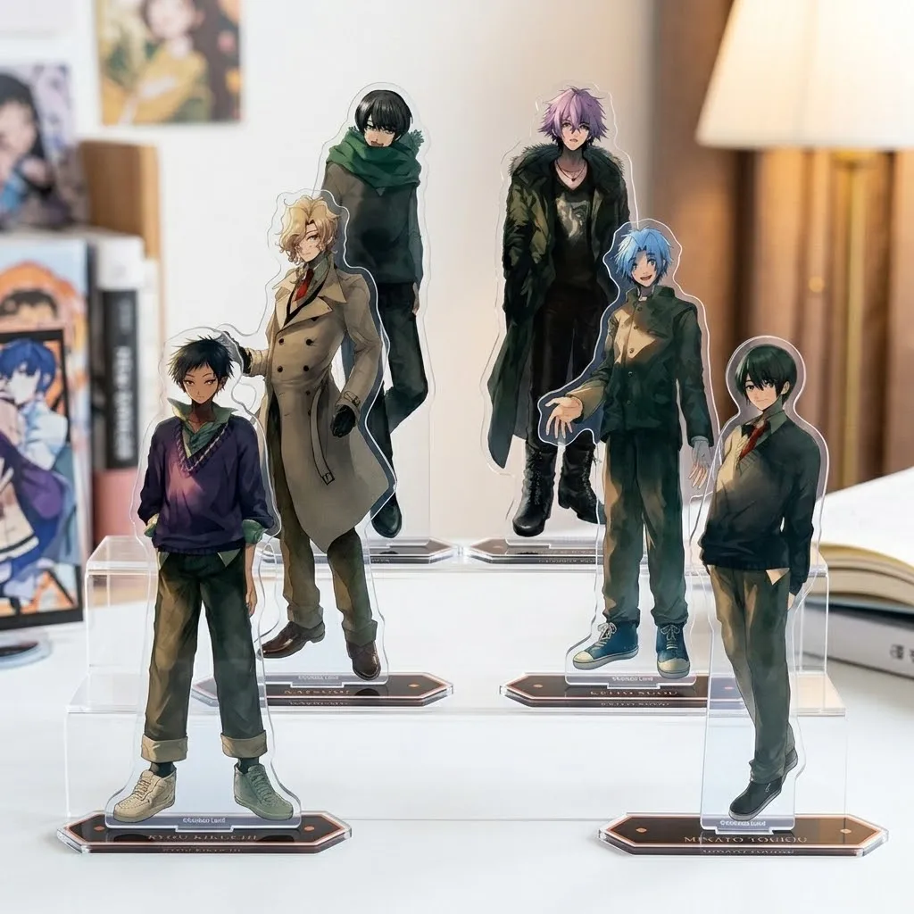 15cm Acrylic Stand Keychain Kyosei MAMIYA Main Cast Lead Pair Mamiya Cast Anime Collectible Desk Decor Fans Set Kit Pack Gift