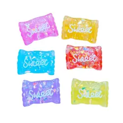 12Pcs New Cute Cartoon Candy Flat Back Resin Cabochons Scrapbooking DIY Jewelry Craft Decoration Accessorie Q33