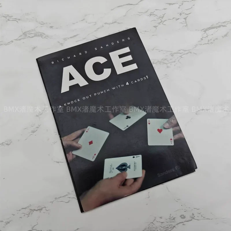 ACE By Richard Sanders Card Magic Tricks Magician Props Close Up Illusions Gimmicks + Video Tutorial Magic Tricks Street