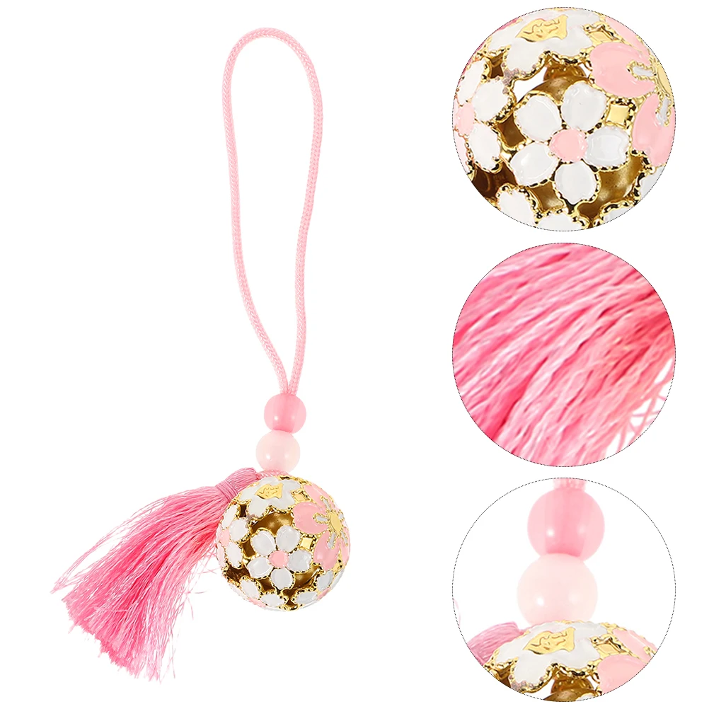 

Yushouyun Sakura Bell Pendant Fortune Ornaments Decorations Pure Copper Decorative Small