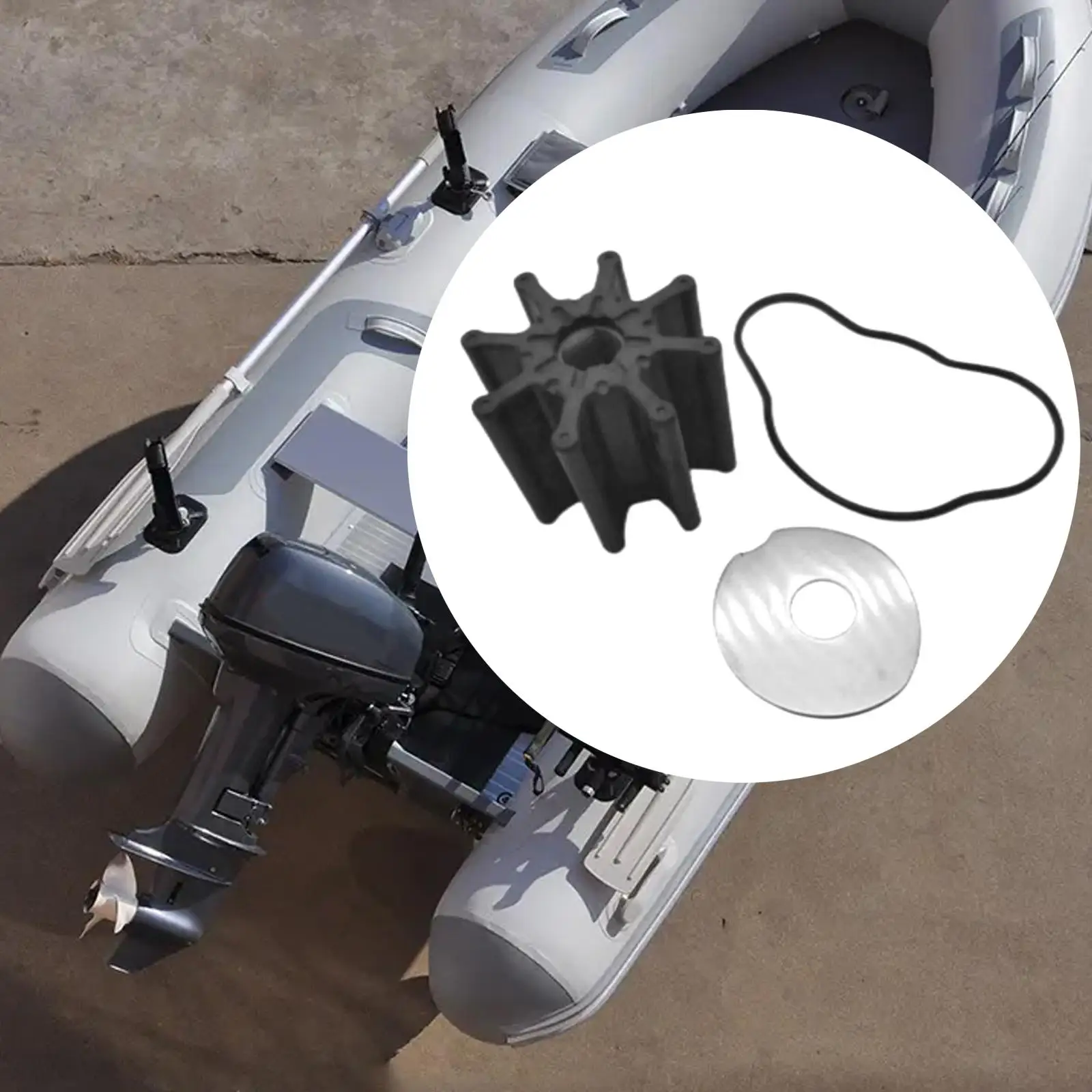 Water Pump Impeller Repair Kits Boat Engine Repair Parts Marine Engine Impeller Service Kits for Mercruiser 4.3L-8.2 L Engine