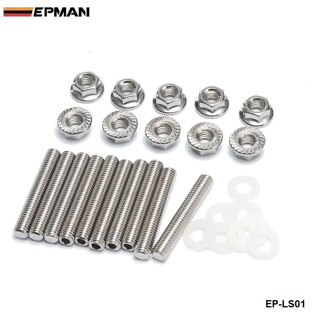 Intake manifold extended Stud Studs Stainless Bolt Kit For Honda Acura B D H F b18 GSR SI EP-LS01