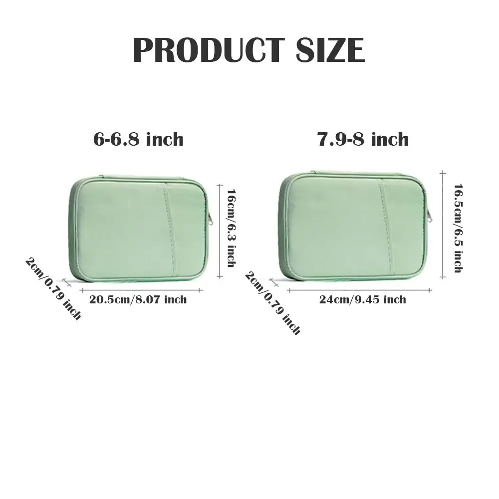 6-8 inch e-Reader Sleeve Universal Anti Scratch Carrying Case Shockproof Wear Resistant for Kindle Paperwhite/Kobo Clara Libra