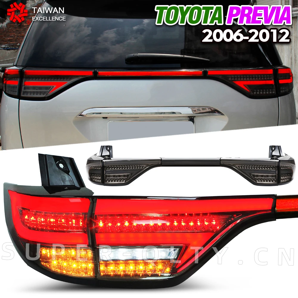 Super Q high quality  modified rear taillight for toyota previa Estima Canarado  Tarago 2006-2016