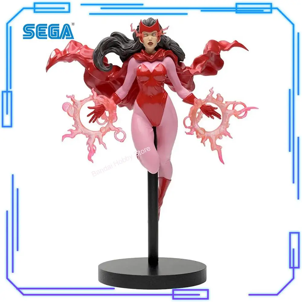 En stock, figuras de juguete originales de SEGA de Marvel Comics, Wanda Vision, Scarlet Witch, Wanda, Django, Maximoff, 16cm, figuras de colección