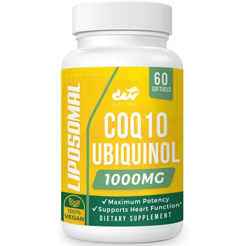 Liposome Coenzyme Q10 Capsules，better Absorption Of Coenzyme Q10 Pantone Supplements，heart Function And Energy Production