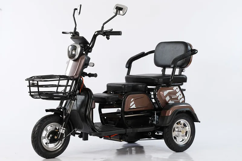 2023 Nieuwe Elektrische Scootmobiel 600W Elektrische Driewieler Lading Driewieler Voor Volwassenen Triciclo Electrico