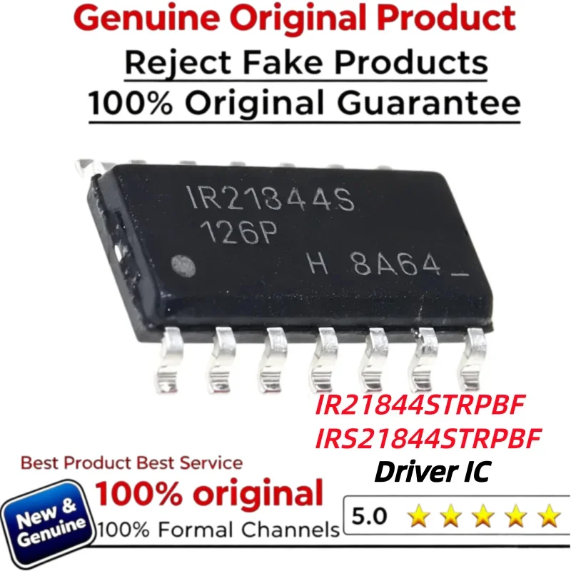 10pcs 100% New Imported Original IR21844STRPBF  IR21844S  IRS21844STRPBF  IRS21844S  Driver IC SOP-14