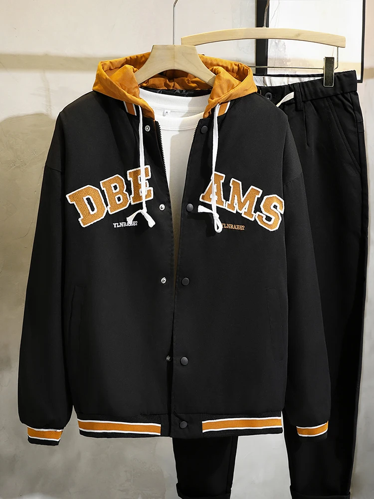 

Casual Hooded Men's Jaet Spring Autumn 2023 New Trendy Brand Versatile Baseball Sle Youthful ular Loose Fit Windproof