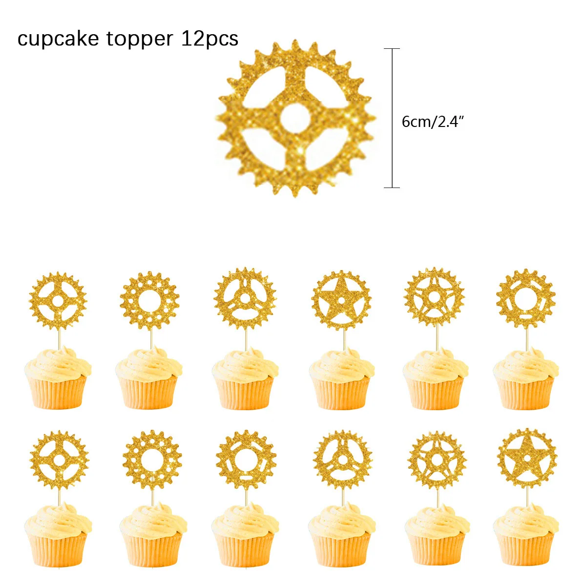 Bicycle Party Supplies Birthday Banner Balloon Bicycle Cake Decoration Cupcake Topper Bicycle Birthday Party Decor