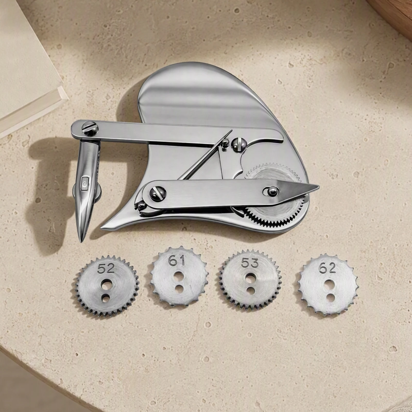 Gear Train Drawing Pen Brass Interchangeable Wheels Anti-Oxidation Alloy Arm Drafting Set