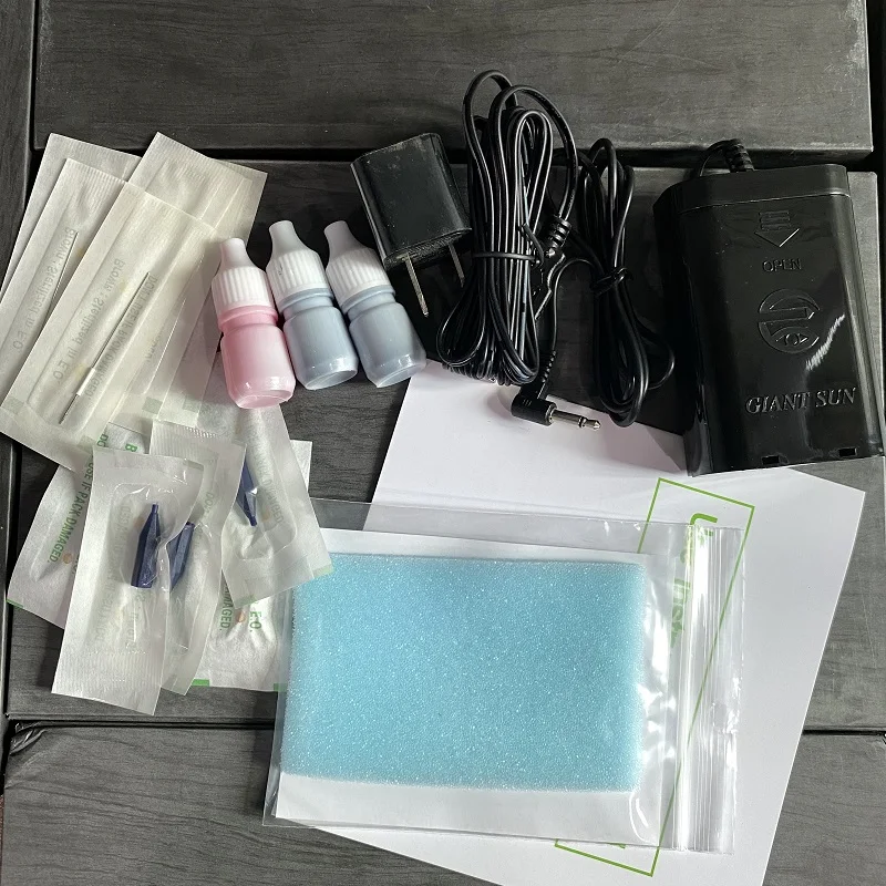 Pro Original Taiwan G-9410 Permanent MakeUp Tattoo Machine Pen Eyebrows Forever Make Up GS Microblading Tattoo Kit With Needles
