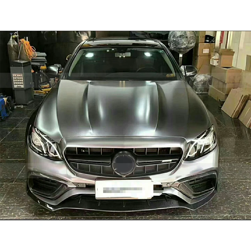 Carbon Fiber Front Bumper Vent Trim For Mercedes Benz E Class W213 E63 E200 Splitter Cover Air Vent Outlet Cover Trim Body Kits