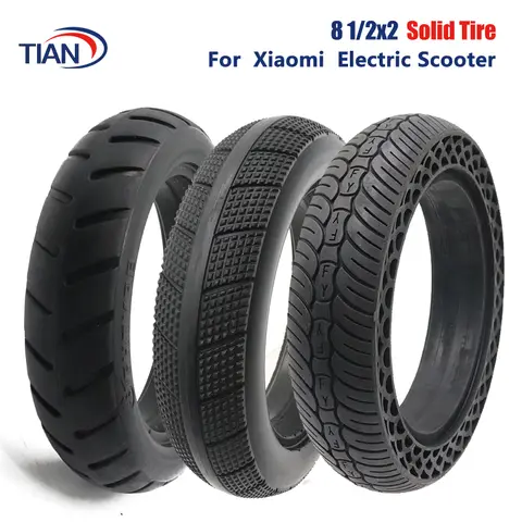 Trottinette électrique Xiaomi M365 Pro, 8.5 pouces, en caoutchouc solide, pour Jia Mi 1S Pro 2, essentielle, roue 8.5