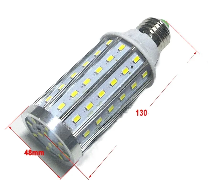 10pcs E14 E27 Led Corn Bulb 12V 48v 60V 85-265V 110V 220V 18W 5730  Lamp Smd Corn Light