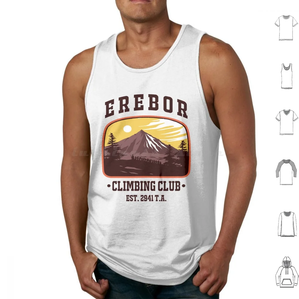 Erebor Climbing Club Tank Tops Print Cotton 4K The Stream Map The Best Seller The The Movie Most Relevant The The