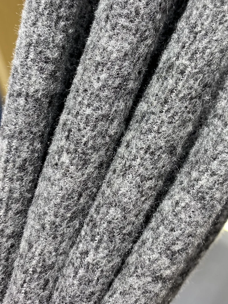 سترة رجالية محبوكة مبطنة من Ele مصنوعة من قماش متماسك فائق النعومة ودافئة وصديقة للبشرة وياقة متعددة الاستخدامات بقلنسوة طويلة #5