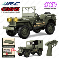 JJRC C8815 Rc Car 1:10 Scale Simulation Model 2.4G 4WD With Winch Crawler Climbing Military Truck Offroad Vehicle Adult Toy Gift