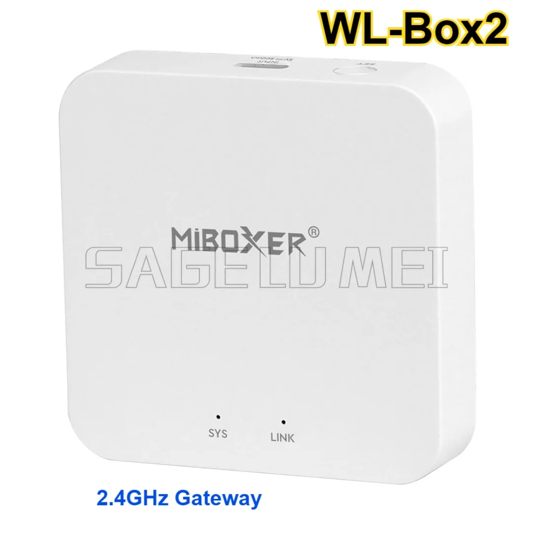 MiBoxer WL-Box2 2.4GHz Gateway LED WIFI Controller Smart Wireless Voice WiFi rgb Controller Tuya For LED Bulb Strip Light Lamp