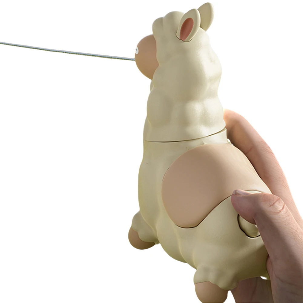 Engraçado lhama esguicho arma fácil de preencher alpaca interativo pulverizador de água bonito imprensa brinquedo de impressão de água para banheira água jogando