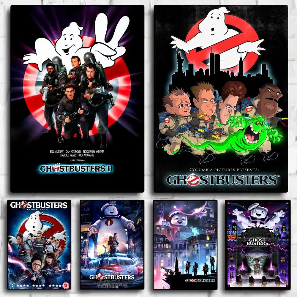 Classic Movie G-GhostbusterS Poster Decorative Wall Sticker Mural Photo Print for Bedroom Living Room Hallway Home Decor Gift