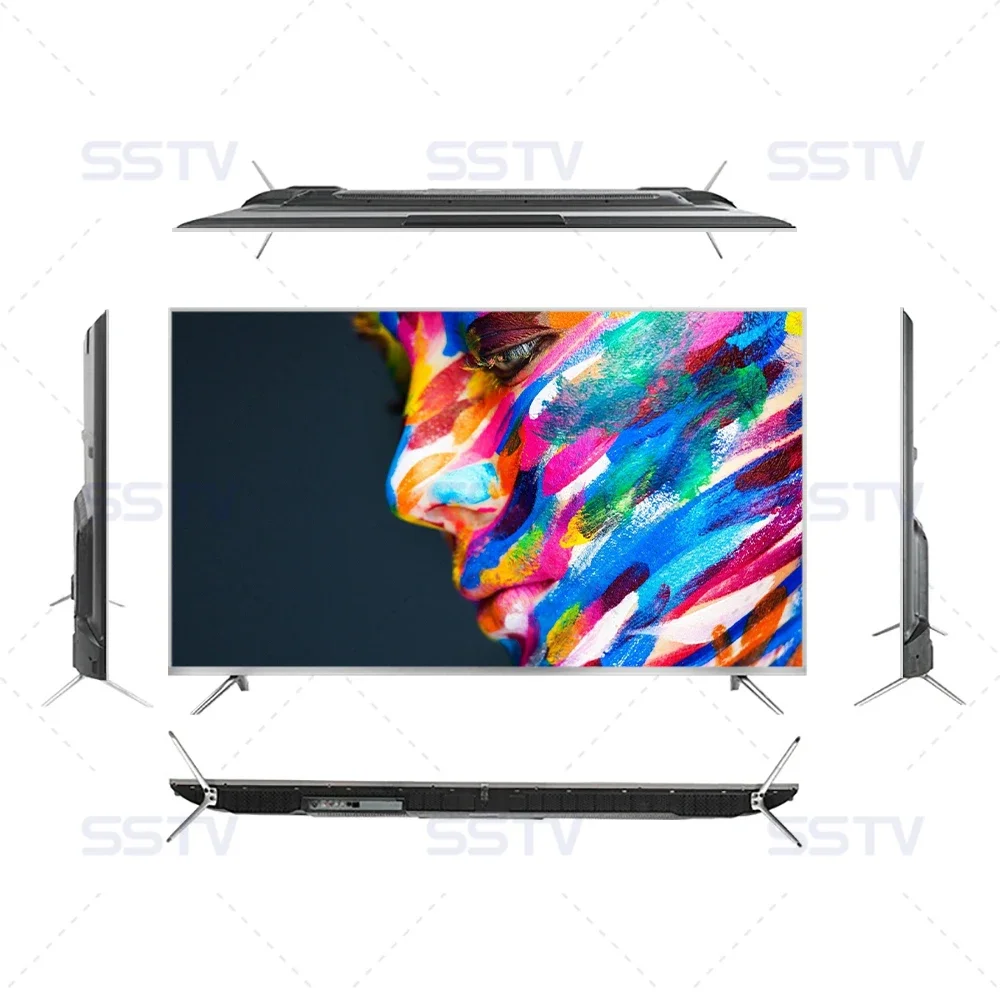 تلفزيون ذكي بنظام Android WebOS ، تلفزيون LED ، إطار معدني ، 65 "، 65" ، 75 "، 85" ، 4K ، OEM