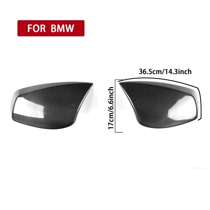 paste Style Carbon fiber Rearview mirror housing Shell cover For BMW 5 Series E60 2003-2007