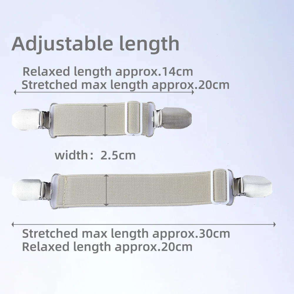 Nieuwe 2 Stuks Elastische Anti-Losse Schoenen Hak Bandjes Riemen Verstelbare Lengte Antislip Bonds Met Clip Sluiting stropdas Verbreden Schoenveters