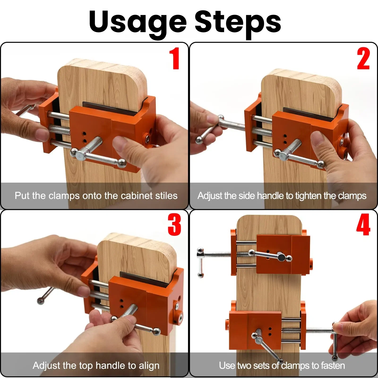 Cabinet Installation Clamps Cabinet Face Frame Clamps Cabinet Tools Woodworking Cabinet Face Frame Clamps 440 lbs Load Limited