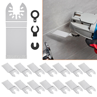 15Pcs Diamond Oscillating Saw Blades Multi Tool Saw Blade for Rough Sanding Fillers Tile Ceramics Electric Accessories Multitool