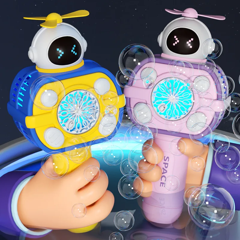 Automatische Ruimte Bubble Gun Elektrische Handheld Zeepbel Blower Machine Outdoor Strand Game Party Huwelijkscadeau Kind Verjaardag Speelgoed