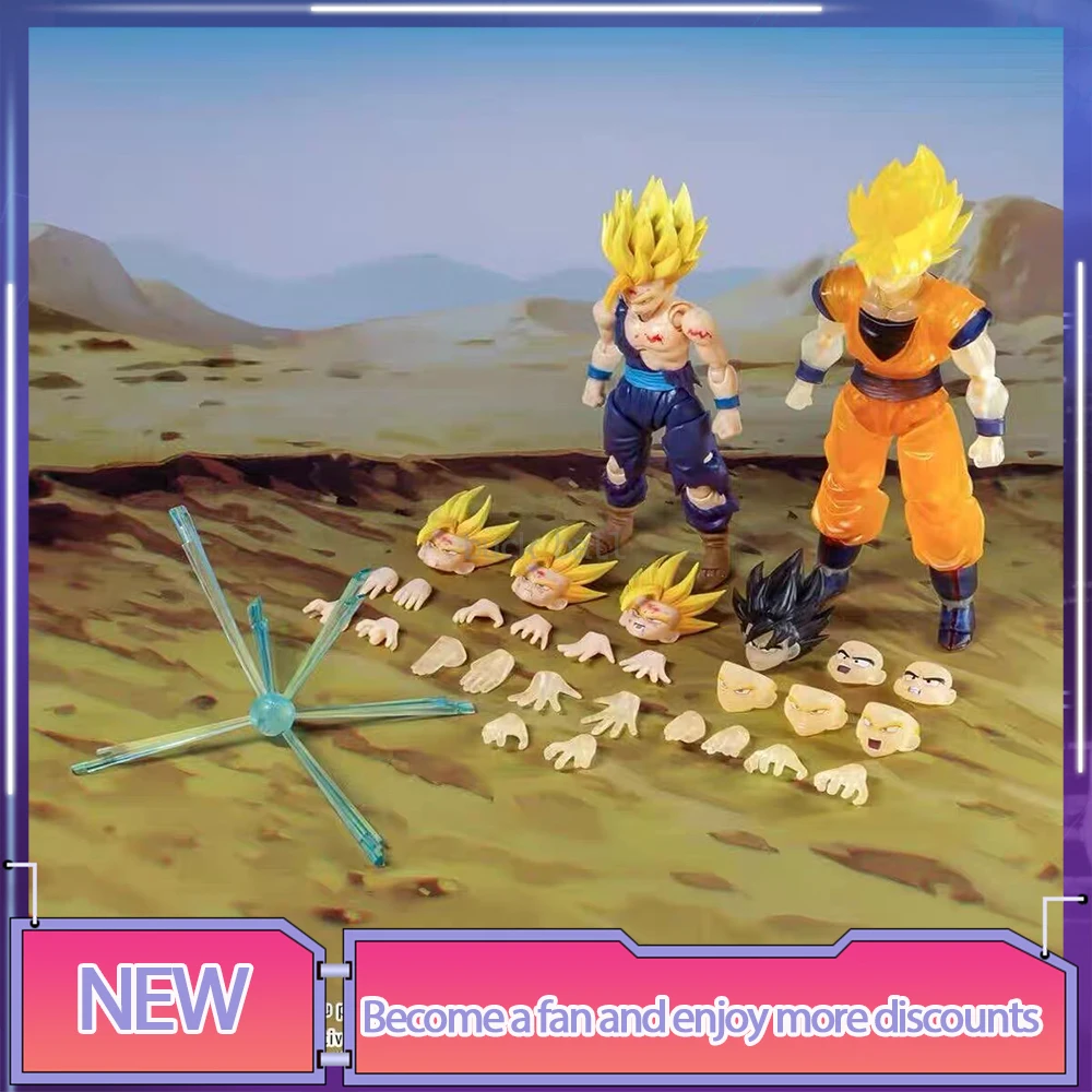 

Demoniacal Fit Dragon Ball Father And Son Gohan Goku Action Figure Anime Statue Collection Model Doll Kid Toy Birthday Gift