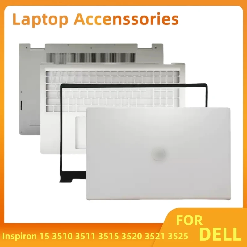 

New Case For Inspiron 15 3510 3511 3515 3520 3521 3525 Laptop LCD Back Cover Lid 0T4MT1 DDM9D 0WPN8 Front Bezel 09WC73 Hinges